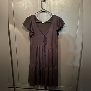 Black mini summer dress